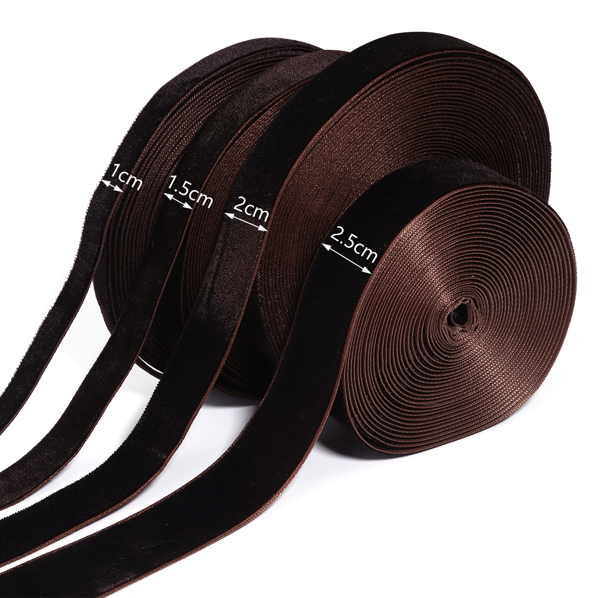 5-10yards/roll Velvet Ribbons  - Velvet Ribbon Roll recension och pris
