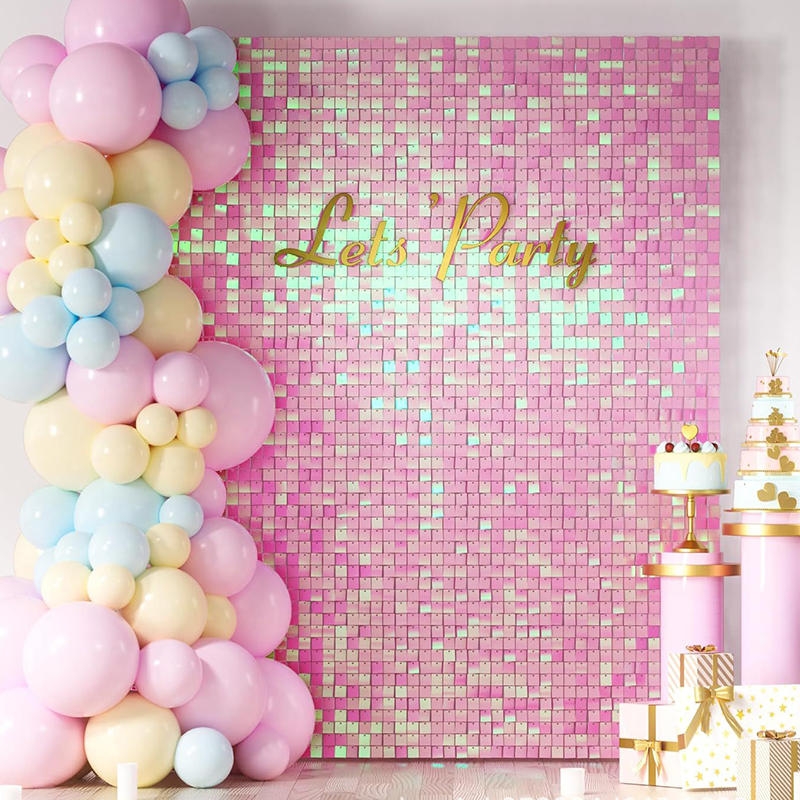 6/12/24/25/26/27Pcs Shimmer Wa - Sequin Fabric Panel recension och pris