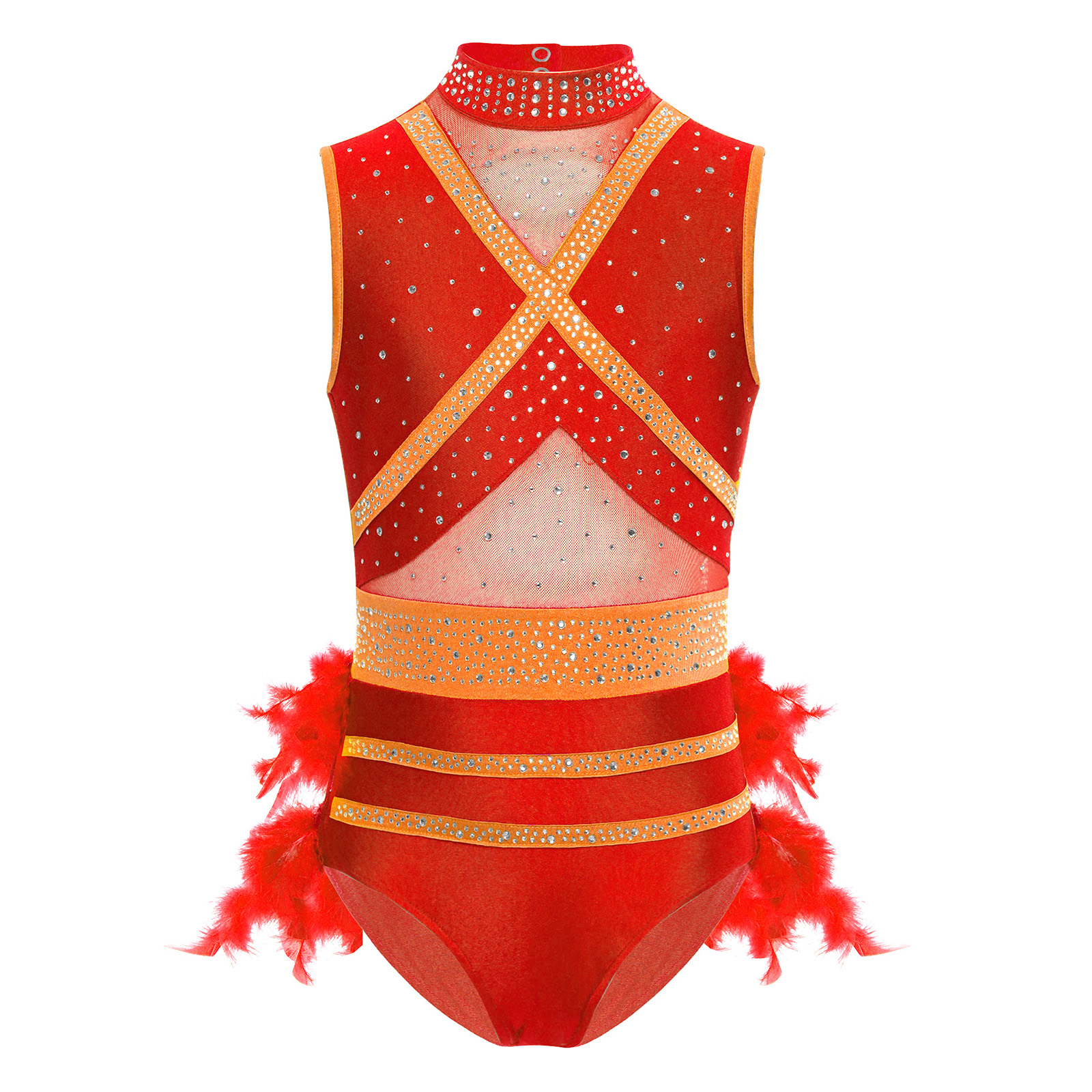 Kids Girls Latin Ballet Dance  - Rhinestone Banding Trim recension och pris