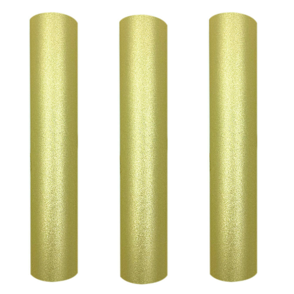 Glitter Gold Adhesive Craft Vi - Glitter Vinyl Roll recension och pris