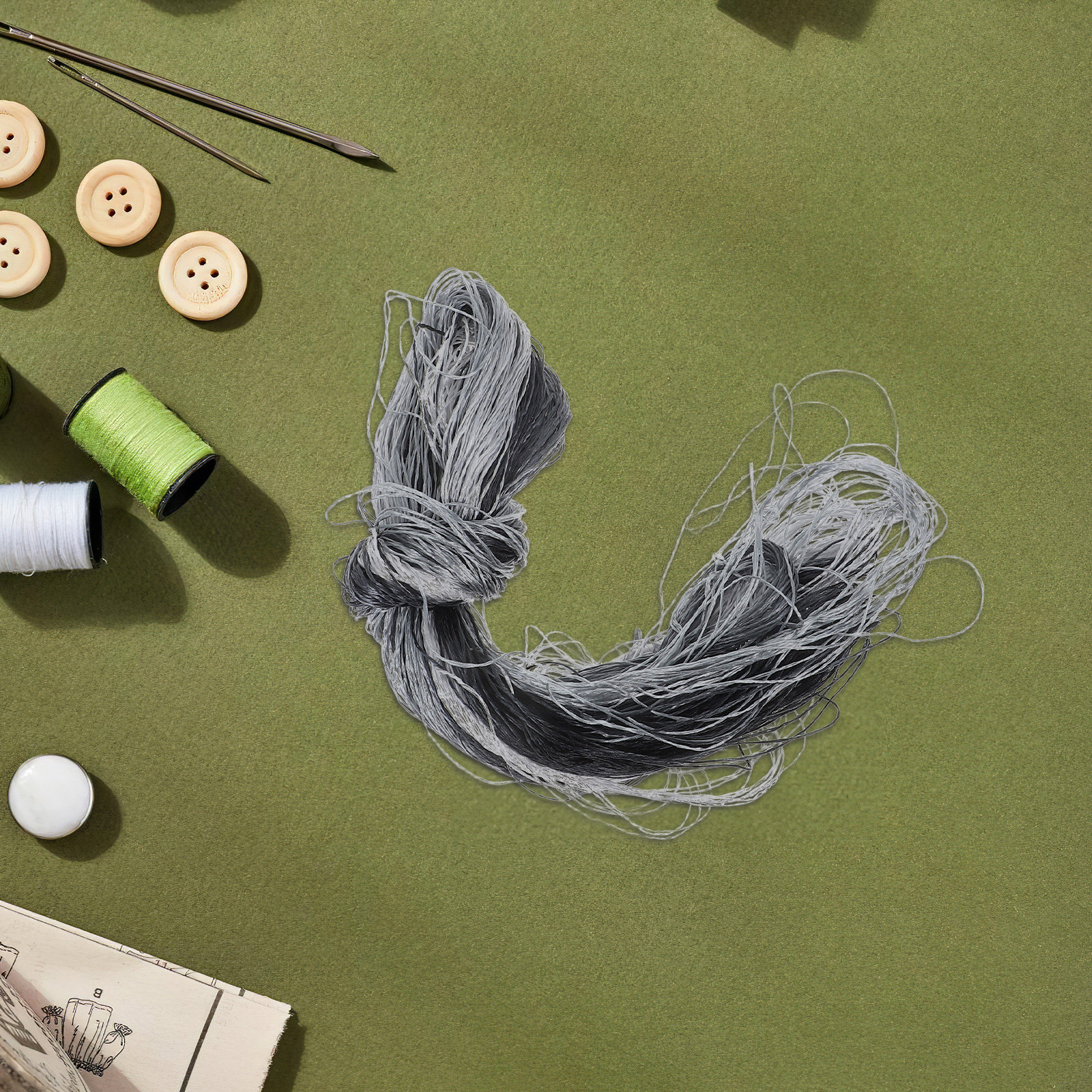 7Pcs Natural Silk Thread for E - Embroidery Craft recension och pris